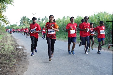 Running is not about speed; it’s about stamina to keep going when you want to stop"