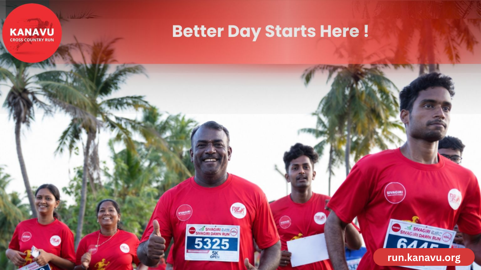 Running Event in sivagiri - Kanavu Cross Country Run in Erode