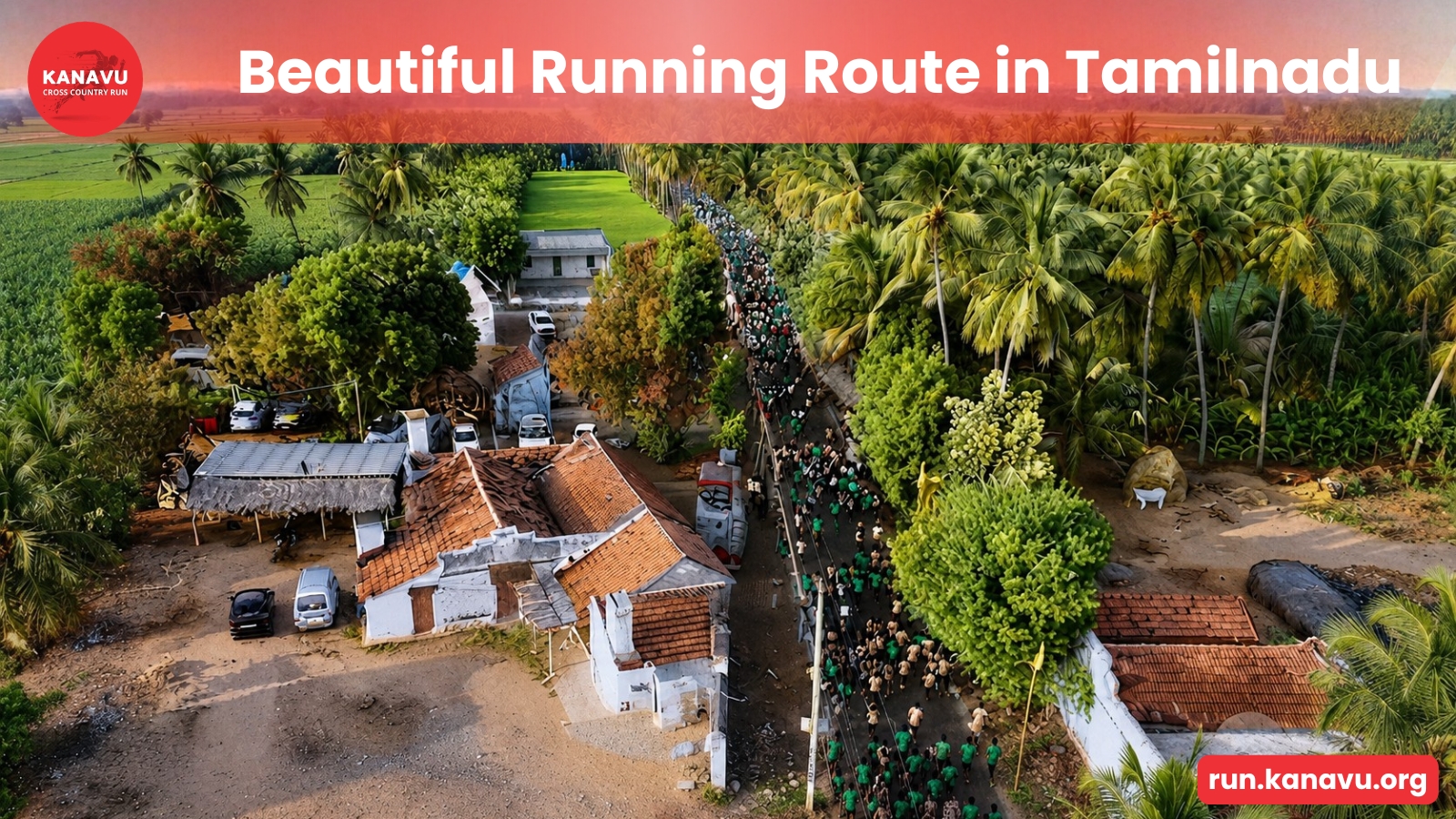 Kanavu Cross Country Run 2026 village running event in Erode
